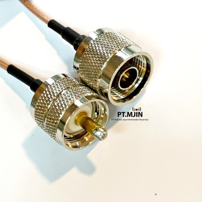 LP Cable Jumper Rg316 Teflon N ชายเป็น PL259 ชายยาว 1.5M