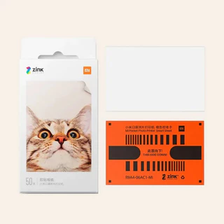 Xiaomi 100% ใหม่ ZINK กระเป๋าเครื่องพิมพ์ 1S กระดาษ Self-กาวพิมพ์ภาพ 50/100pcs แผ่น Xiaomi 3 นิ้ว Mini Pocket Photo Printer กระดาษ