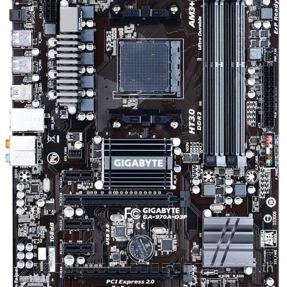 ทดสอบแล้วพร้อมจัดส่ง ซื้ออย่างมั่นใจ [ขายร้อนในร้าน] เมนบอร์ด Gigabyte GA-970A FX Series AM3+ 938 พิ