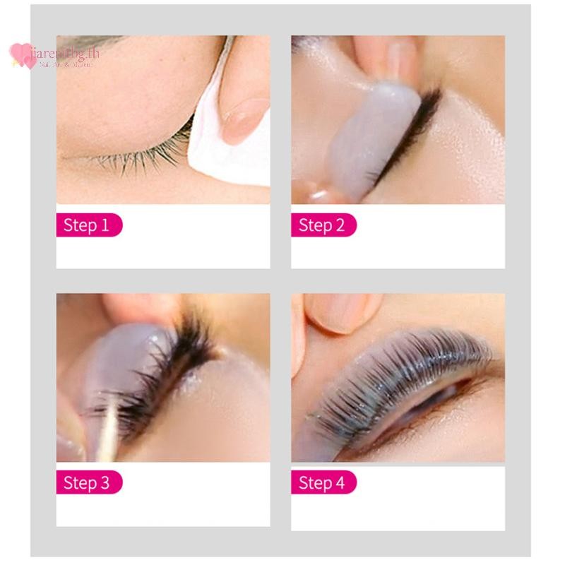 RENBG 5 คู่ซิลิโคน Eyelash Perm Pad ล้างทําความสะอาดได้ยก Eyelash Curler Lashes Rods เครื่องมือแต่งหน้า TH - รูปที่ 6