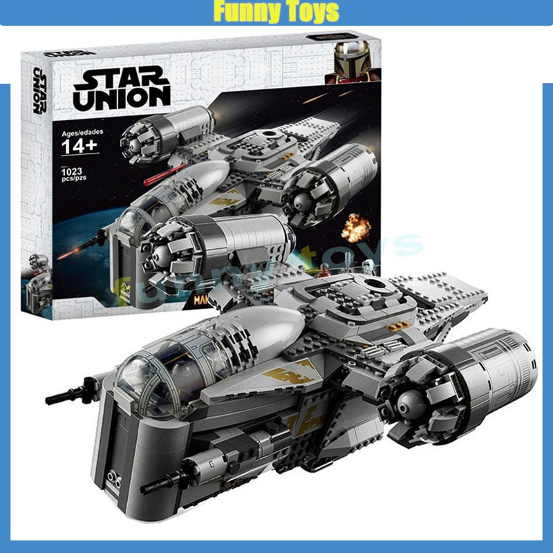 75292 The Razor Crest building block Mandalorian Spaceship IG-11 Baby Yoda Grogu ของเล่นของขวัญ