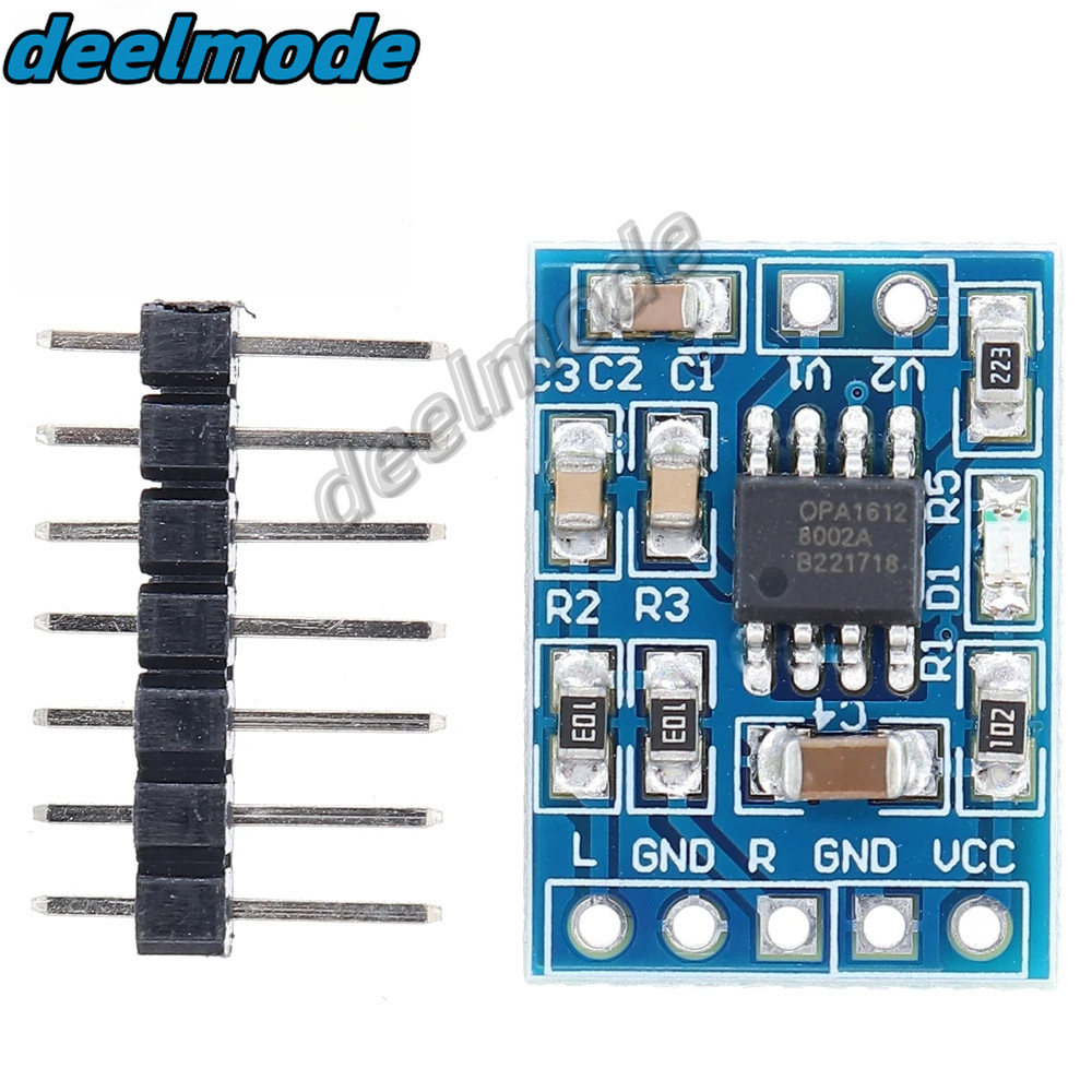 5pcs HXJ8002 Mini Audio Power Amplifier Board Mono Channel Voice low noise Amplifiers Module 2.0-5.5