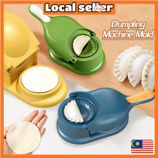 Aikoky 2in1 Dumpling Maker Mould Press Dumpling Skin Food-Grade PP Acuan Karipap Dumpling Mold  Dough Pressing Tool