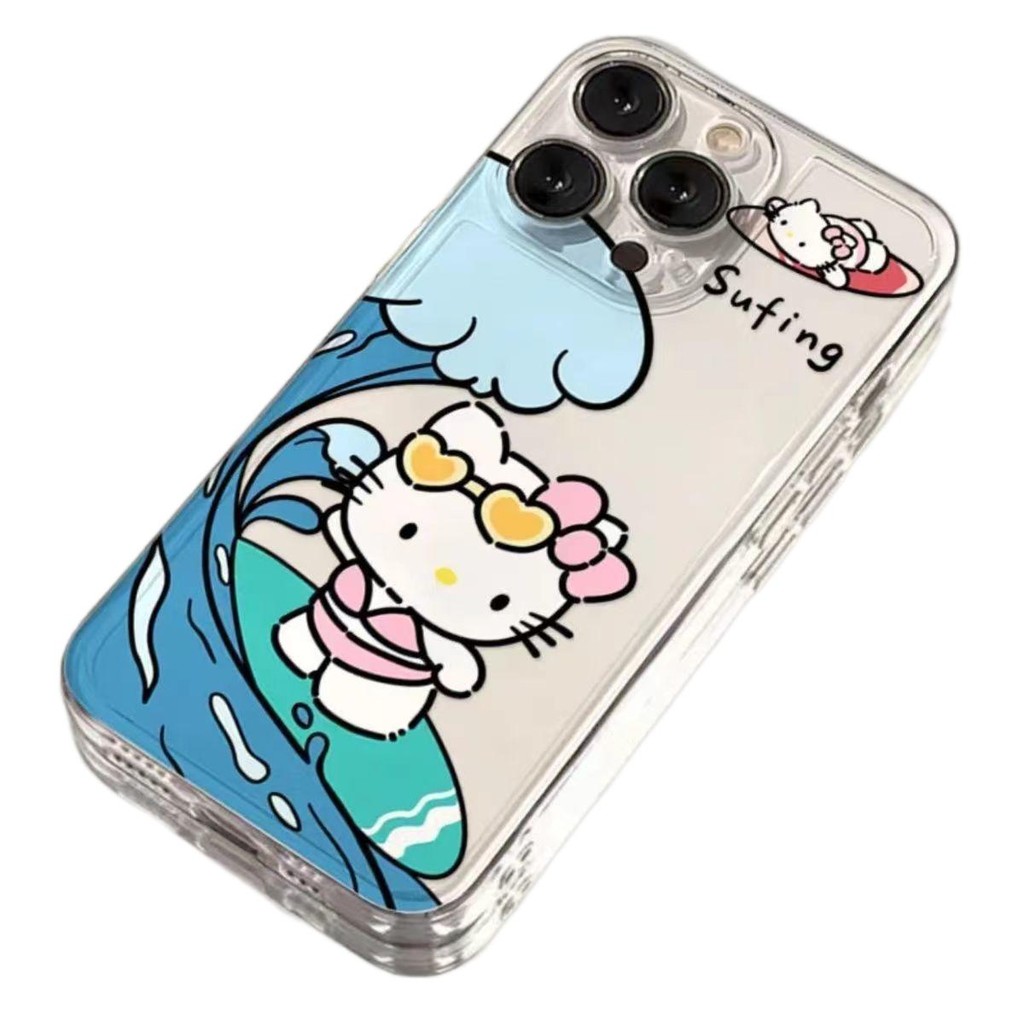 🌼Noan🌼เหมาะสำหรับ เคส Apple 16PROMAX iPhone 15PROMAX 14PLUS 13PROMAX 12 11 XSMAX XR 7P โปร่งใส ดูดี 