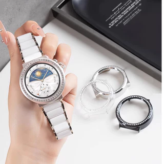 Diamond Case for เคส Huawei watch GT 7 Case Huawei watch GT 6 เคส PC Huawei Watch GT 5 เคส 41mm Hard Plastic Huawei GT5 / gt4 / Huawei gt6 Frame เคส Huawei gt7 / Huawei watch GT5 Pro Case 42mm Hollow gt4 Bling เคส GT5 Pro Case gt6 GT5 pro เคส