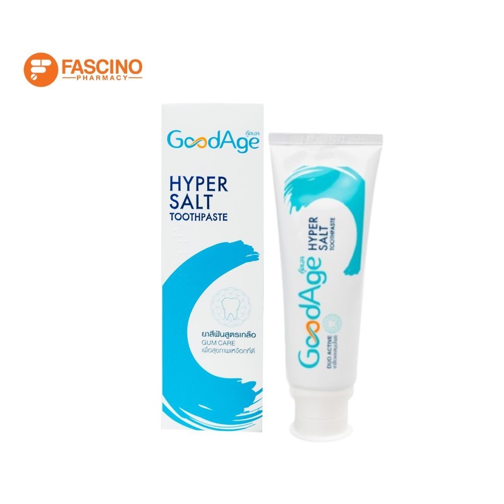 Goodage Hyper Salt Gum Care Toothpaste ยาสีฟันสูตรเกลือ ป้องกันฟันผุ (90g.)