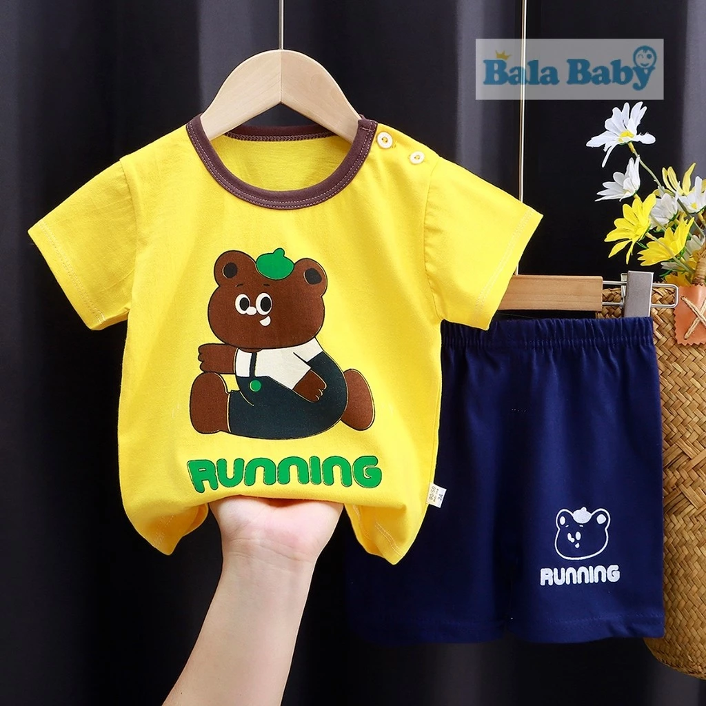 ชุดเด็ก เสื้อผ้าเด็ก  ชุดลำลองเด็ก เซทเสื้อ+กางเกงขาสั้น เซท 2 ชิ้น size 80-110 cm DXT37 thumbnail 7