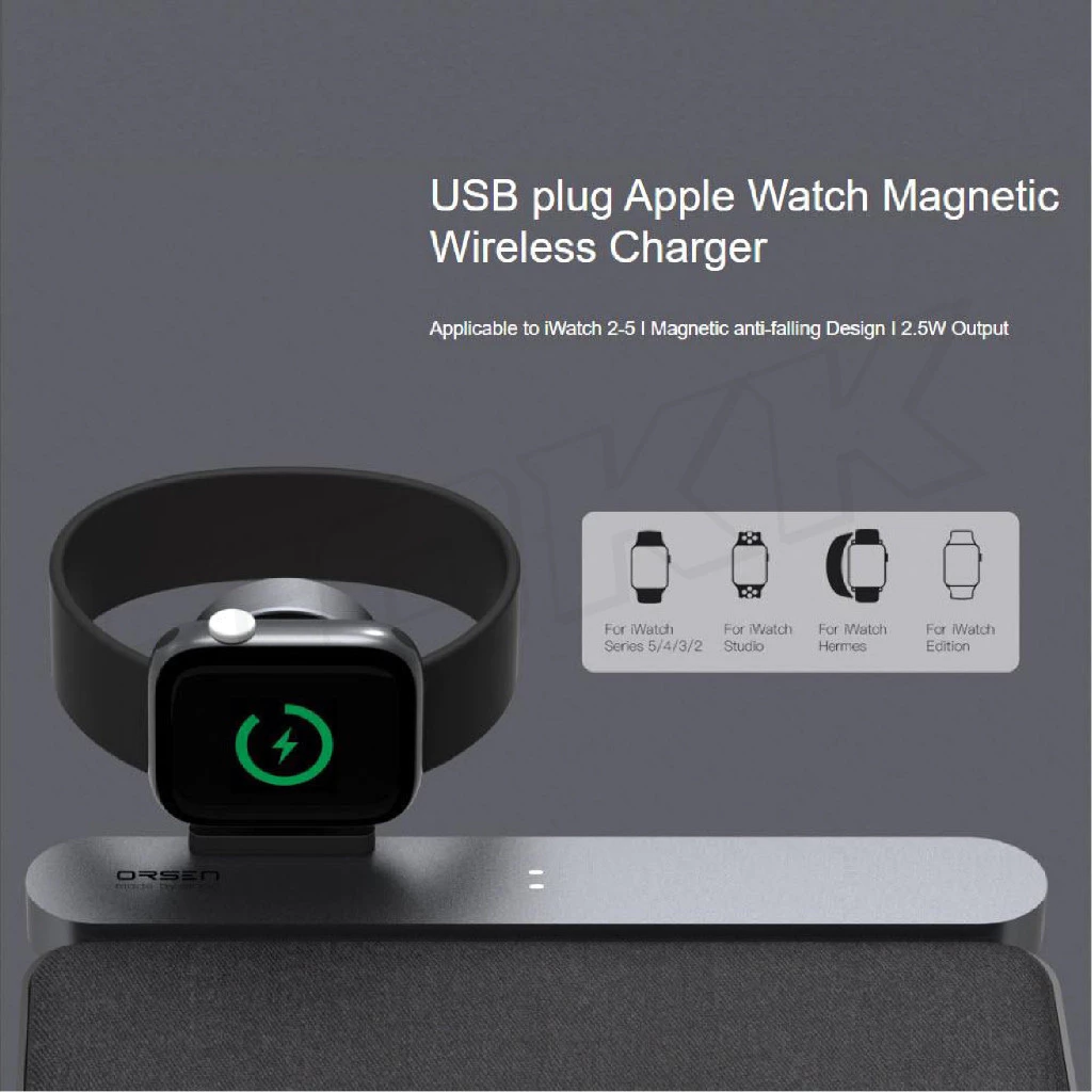 ที่ชาร์จไร้สาย Orsen Eloop W7 สำหรับ Apple Watch thumbnail 7