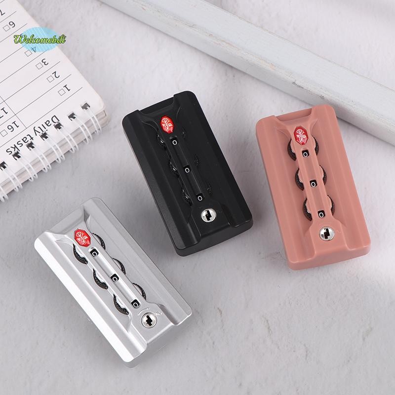 [Welcomebili] สําหรับ 065C Customs ล็อคช่องกระเป๋าเดินทางรหัสล็อคหัวเข็มขัดรถเข็นกระเป๋าเดินทาง Anti-Theft เปลี่ยนรหัสล็อคใหม่