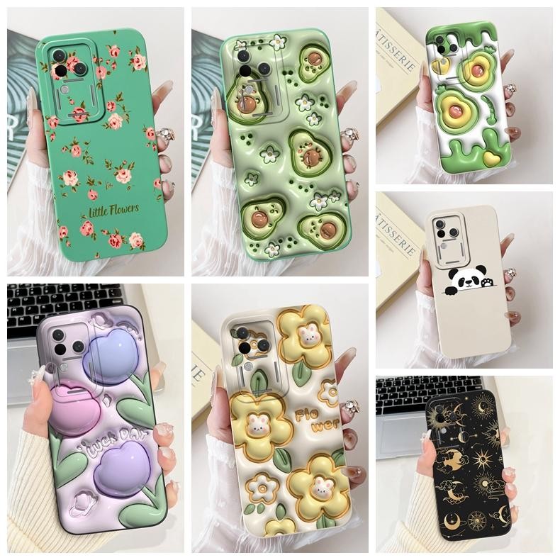 สําหรับ Vivo V30 V2318 ปลอก 2024 ซิลิโคนอ่อนนุ่ม TPU ยอดนิยมทาสีฝาครอบป้องกันสําหรับ Vivo V 30 V30 5