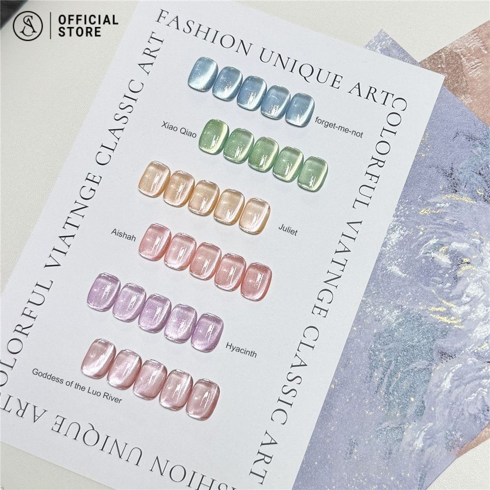 Kale Plus สีทาเล็บเจล คริสตัลแมวตายาทาเล็บเจลขายร้อนสีโปร่งใสละเอียดอ่อนแวววาวกาวเล็บ