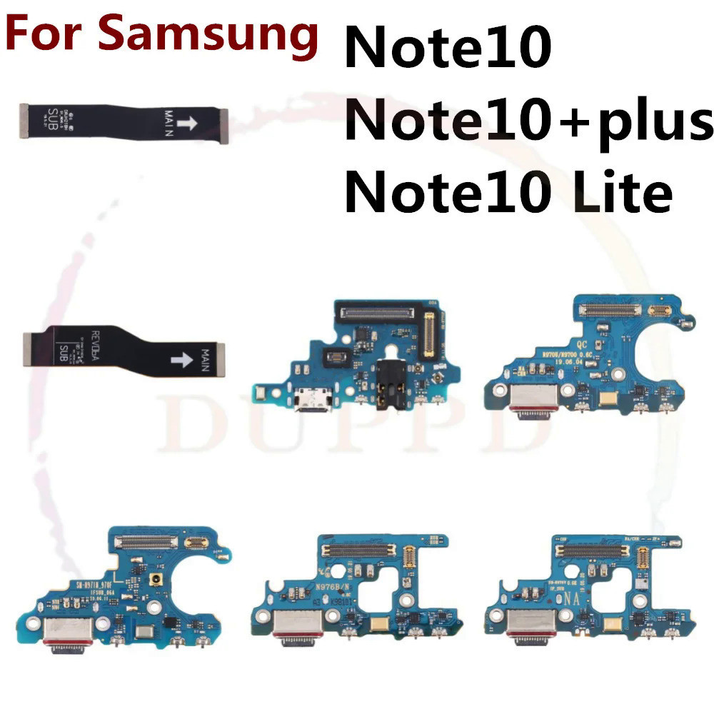 แท่นชาร์จ USB สายเคเบิลเฟล็กซ์เมนบอร์ด สําหรับ Samsung Note10 Note 10 + Plus Lite 5G N970 N976