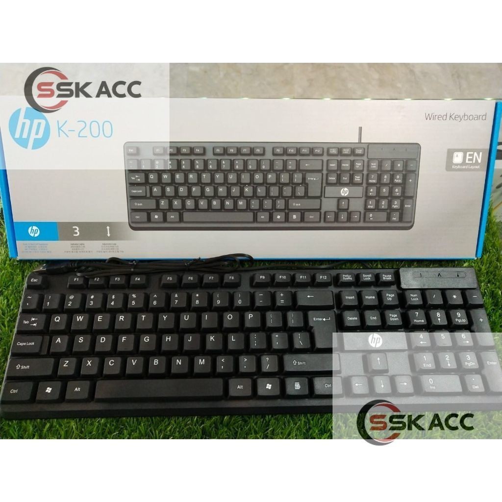 คีย์บอร์ด USB สําหรับ HP แบบมีสายสําหรับพีซีแล็ปท็อปโน้ตบุ๊ค SSKACC-COMPUTER