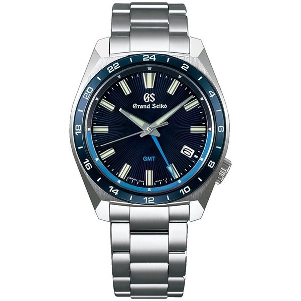 [Authentic★Direct from Japan] GRAND SEIKO SBGN021 Sports Collection Tough GS Quartz SapphireGlass (anti-reflective coating on the inside) Navy Stainless Steel/Ceramic（Bezel） Men Wrist watch Unused JAPAN
 นาฬิกาข้อมือ