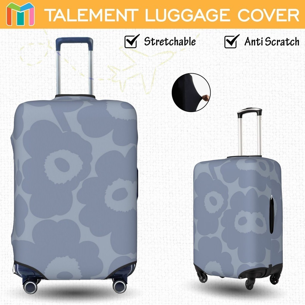 ผ้าคลุมกระเป๋าเดินทาง ผ้าสแปนเด็กซ์ แบบยืดหยุ่น ยืดหยุ่น Luggage Cover 18-32 นิ้ว A167