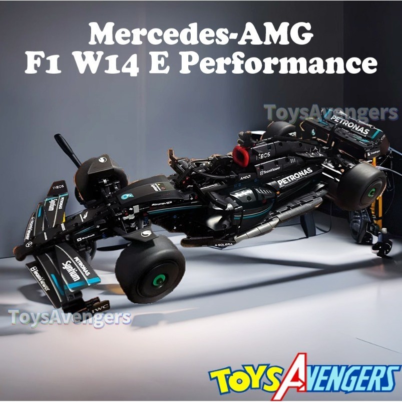 ชุดกลไก MOC 42171 Mercedes-AMG F1 W14 E Performanceเครื่องประดับบล็อกอาคาร ของเล่นเพื่อการศึกษาสำหรับเด็ก ของขวัญสำหรับเด็กผู้ใหญ่