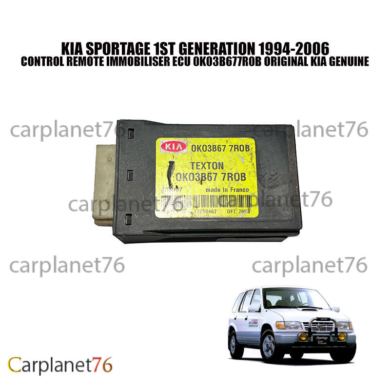 KIA SPORTAGE 1ST GENERATION 1994-2006 รีโมทคอนโทรล IMMOBILISER ECU 0K03B677R0B KIA