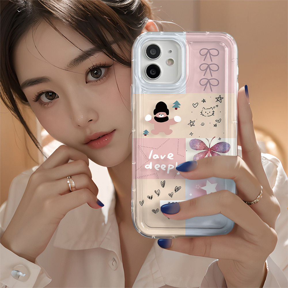 Z344 ถุงลมนิรภัย กันตก สําหรับ Samsung Galaxy A02 A03 A04 A04S A05 A05S A12 A13 A14 A15 A20 A22 A23 A24 A31 A32 A33 A34 A42 A50 A51 A52 A53 A54 A55 A71 A72 A73 S E M14 4G 5G เคสโทรศัพท์