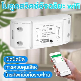 Tuya Basic Smart Switch Smart Breaker WiFi รุ่น SBW สวิตช์เปิดปิดผ่านมือถือ Smart Life รองรับ Alexa Google Siri