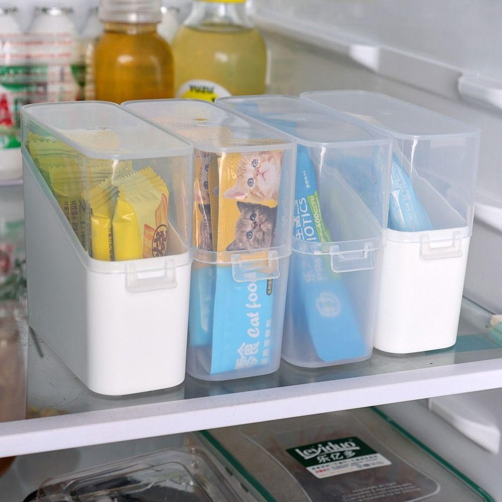 กล่องเก็บของ ฟอง พร้อมฝาปิด ประหยัดพื้นที่ถุงเครื่องเทศ หน้า เครื่องปรุงรสซอสความร้อนได้ กล่องการจําแนกชา - รูปที่ 4