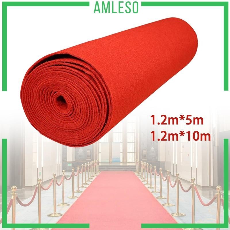 [Amleso] พรมทางเดิน กว้าง 2 เมตร สีแดง สําหรับงานแต่งงาน