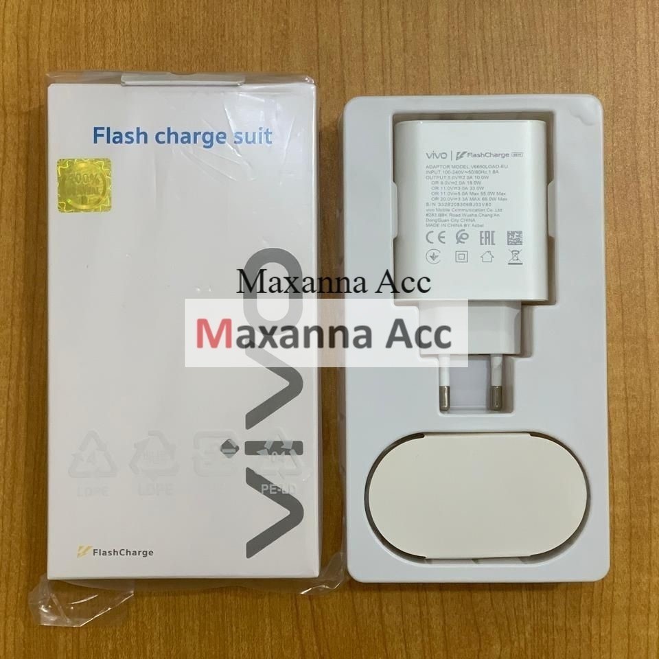 [MAXNA] ของแท้ 100% VIVO 66W CHARGER / VIVO V27 5G 66 วัตต์ FLASH CHARGE FAST CHARGING TYPE C CHARGE
