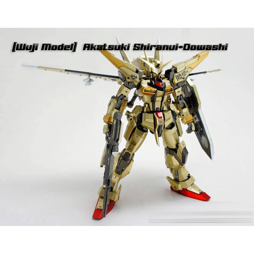 สต็อคในไทยพร้อมส่ง [Wuji Model] MG 1/100 Akatsuki Shiranui & Oowashi (Plastic Model Kit)