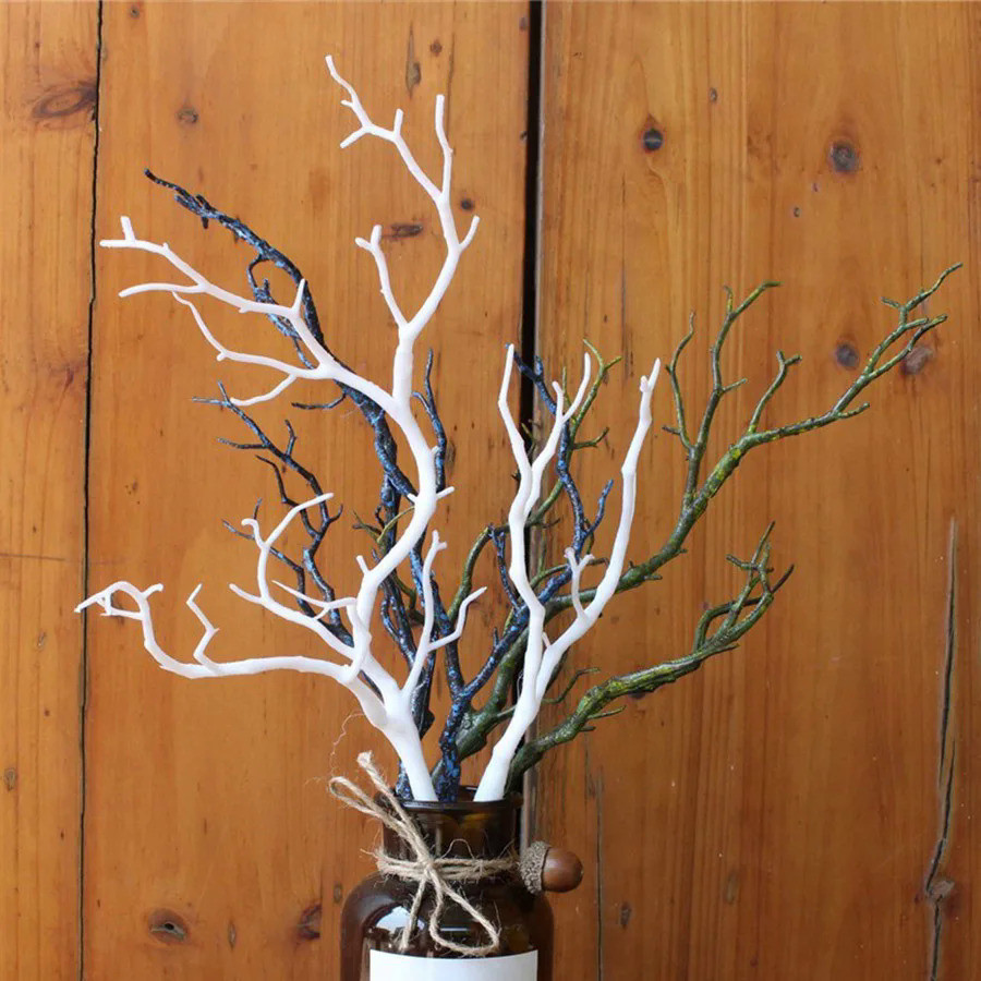 Artificial plastic branch darkness witch DIY antler headband accessories horns fake tree bifurcated 