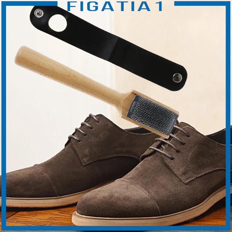 [figatia1 ] Dance Shoes Brush Shoe Latin for Shoe Suede Sole Brush