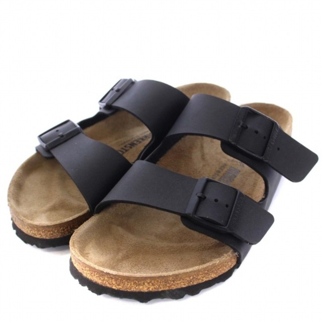 Birkenstock ARIZONA Birco Flow Sandals 25cm สีดํา ส ่ งตรงจากญี ่ ปุ ่ นมือสอง