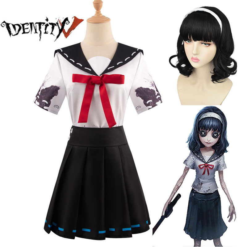 Yidhra คอสเพลย์เครื่องแต่งกาย Dream แม่มด Kawakami Tomie สีขาว Jk ชุด Identity V คอสเพลย์เครื่องแต่ง