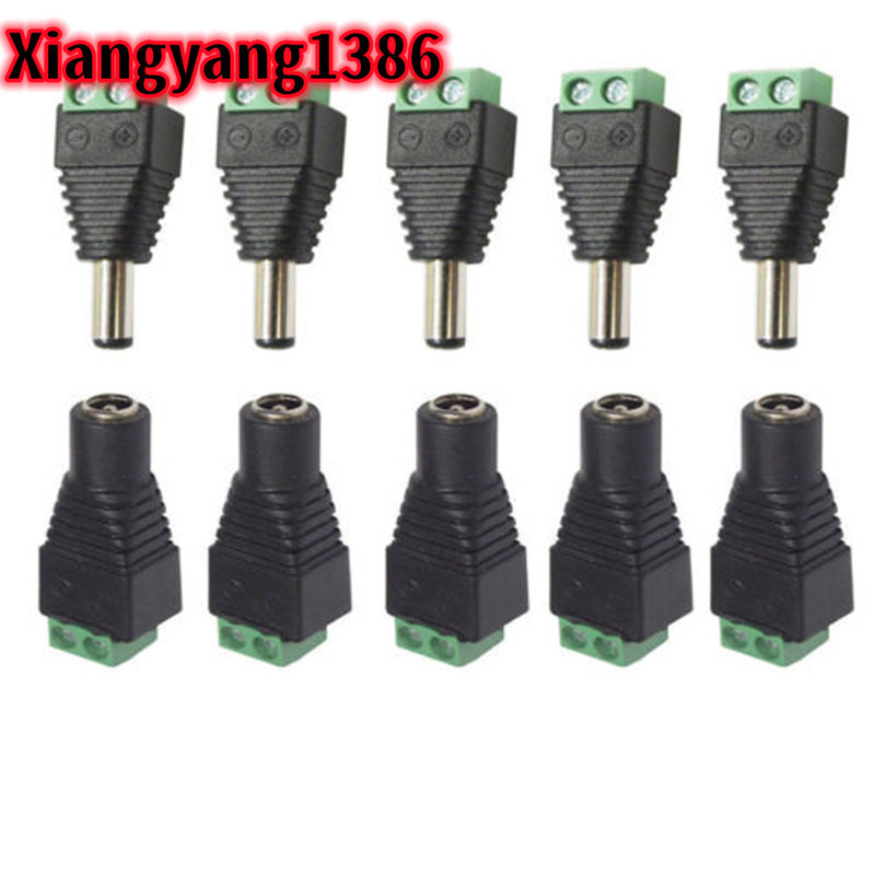 5pcs หญิง + 5 pcs ชาย DC Connector 2.15.5 รูปที่ 3