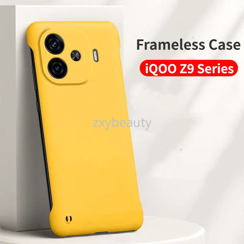 กันกระแทก Frameless สําหรับ IQOO Z9 Z9X Turbo 5G 4G 2024 Slim Skin Matte เคสโทรศัพท์สําหรับ IQOOZ9 I