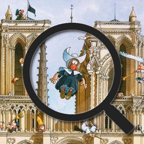 Ready Stock ปริศนาจิ๊กซอว์ HEYE ของเยอรมัน 1000 ชิ้น 29905 Loup : Vive Notre Dame! ของเล่นเพื่อการศึกษา กาวปริศนาฟรี - รูปที่ 2