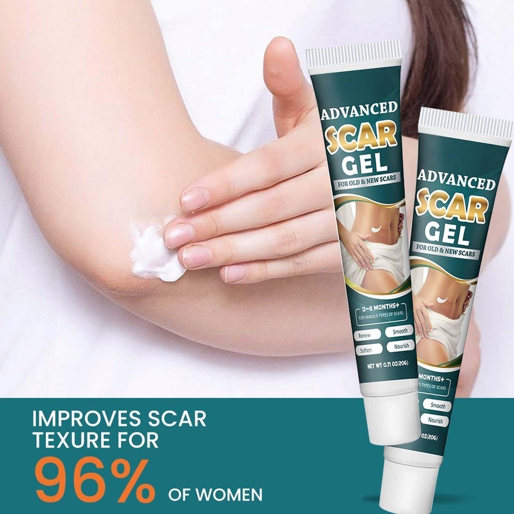 Scar Cream Remover Scar Gel Natural Ointment Cuts Burns Skincare Scar Repair Stretch Mark Remover สําหรับ Old &amp;New รอยแผลเป ็ น saixitth