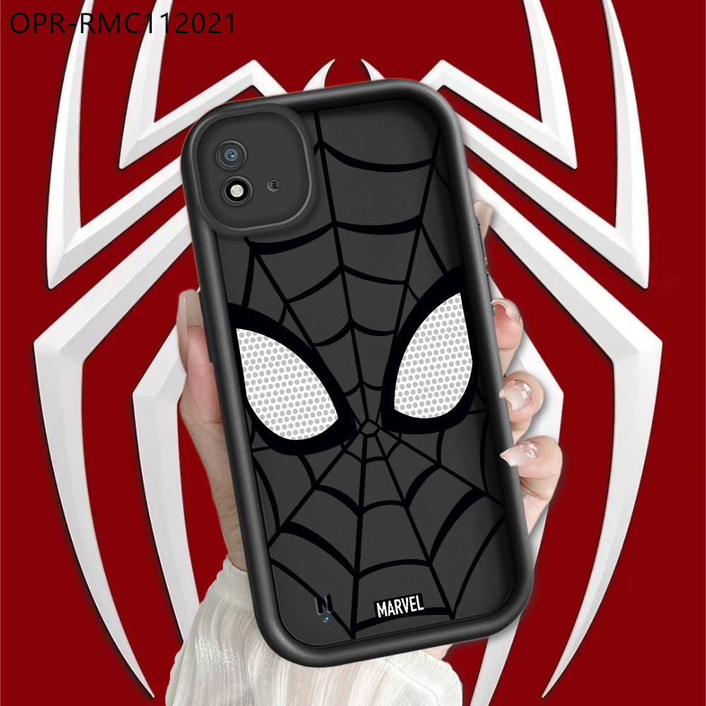 Realme C11 2021 เคสเรียวมี สำหรับ Case Cartoon Spider Hero เคสโทรศัพท์ Angel Eyes Ladder Cover