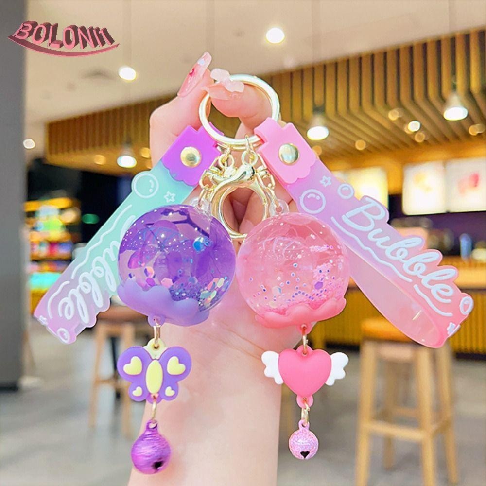 โบ ลอยน้ํามันของเหลวพวงกุญแจ,สร้างสรรค์อะคริลิขวดทรายดูดพวงกุญแจ,กระเป๋าจี้ขวดทรายดูดน่ารักการ์ตูนอะคริลิลอยพวงกุญแจผู้หญิง