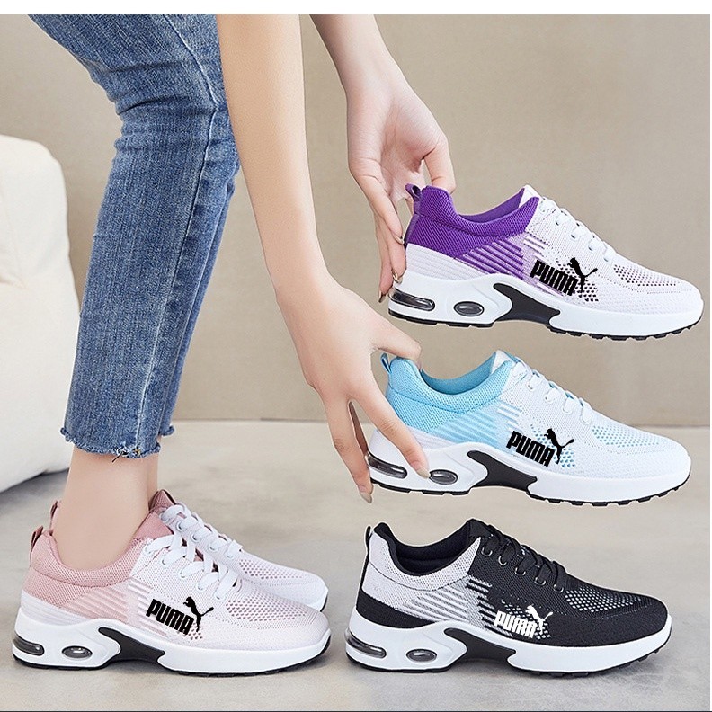 ขนาด35-41รองเท้าวิ่งรองเท้าผู้หญิงสบายๆรองเท้าผ้าใบผู้หญิงด้านล่างนุ่มรองเท้ากีฬาผู้หญิง