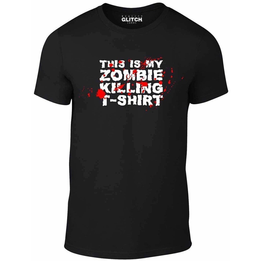 This Is My Zombie Killing T-Shirt - Funny Undead Zombies Kill Blood T Shirt
