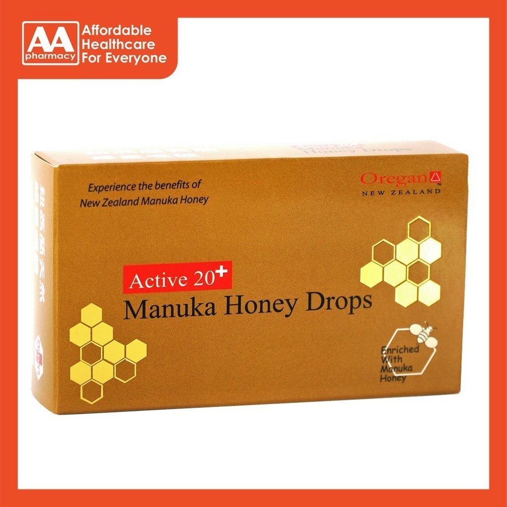 Oregan Manuka Honey Lozenges Active 20+ (42gm)