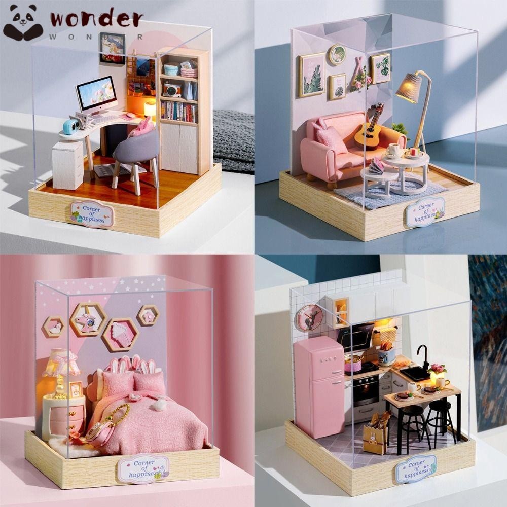 Wonder DIY Small House, Candy House ร ้ านก ๋ วยเตี ๋ ยว Mini Doll House, Cute Coffee Shop Beatific Atelier Wooden Craft Doll Houses