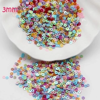 3mm 4mm 5mm Sequin Flat Round Loose Sequins Crafts Paillette Sewing Clothes Decoration DIY Accessory Lentejuelas Para Coser