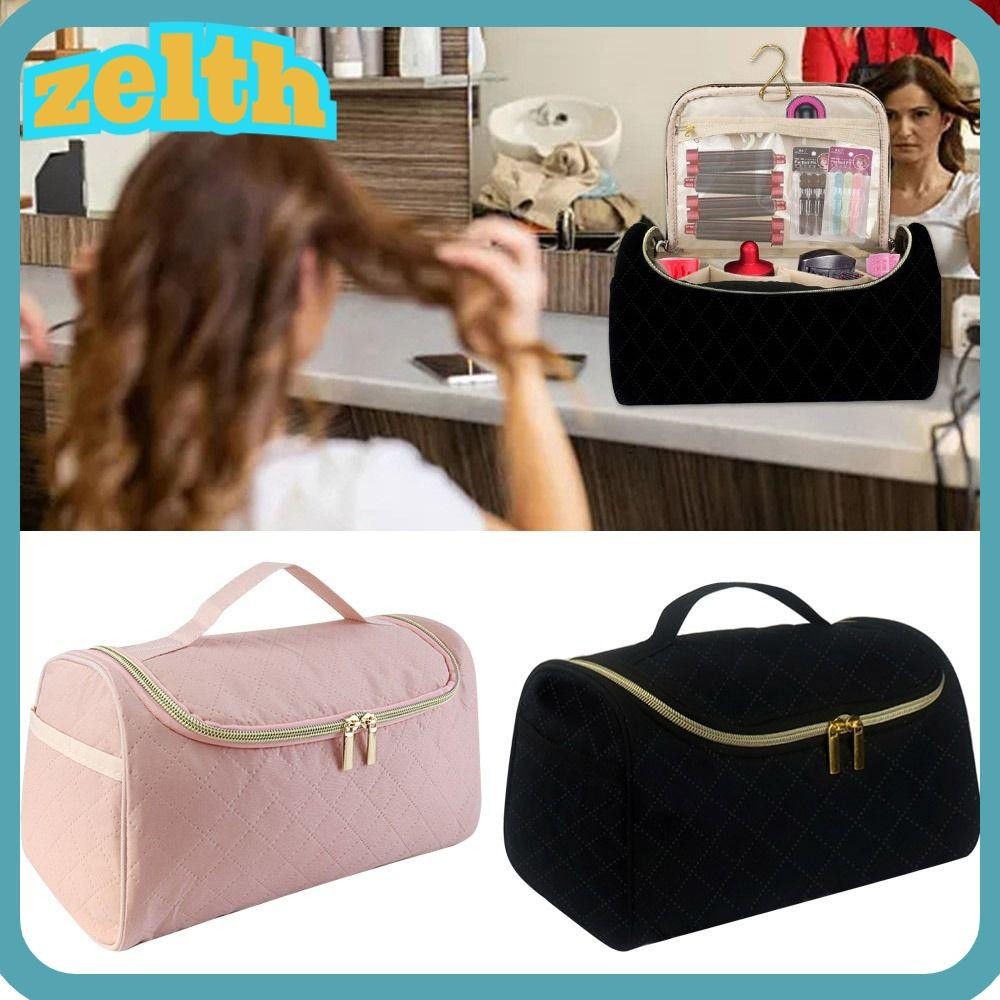 Zelth Travel ทนทานสําหรับ Airwrap Pockets Hair Curler Bag สําหรับ Airwrap