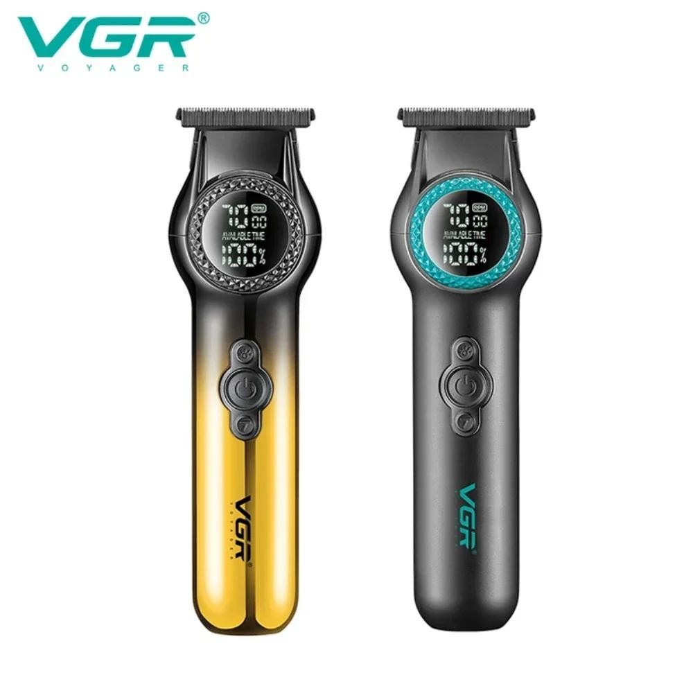 Vgr กรรไกรไร ้ สายผู ้ ชายมืออาชีพ ปัตตาเลี ่ ยนผมแบบชาร ์ จไฟได ้ ปัตตาเลี ่ ยน 8000 RPM V-990