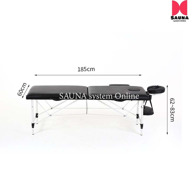 เตียงนวดสปา ปรับระดับได้ SPA พับเก็บได้ นวดตัว เสริมสวย สักคิ้ว แบบพกพานอกสถานที่ได้ ขนาดมาตรฐาน เบาะหนังPU - รูปที่ 2