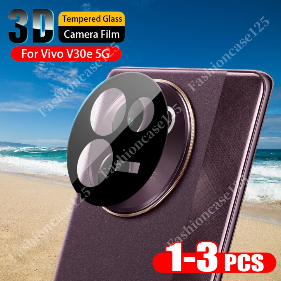 Vivo V30e 5Gกล้องฟิล์มสําหรับVivo V30e V30 e 5G Lite 2024 VivoV30e 3D Curverdสีดําคลุมทั้งหมดป้องกัน