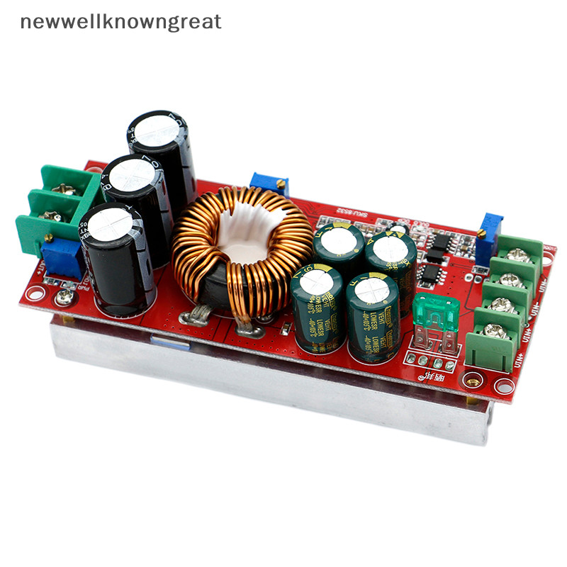 Newwellknowngreat DC-DC Converter 20A 1200W Step up Buck Boost โมดูล 8-60V ถึง 12-83V CAD