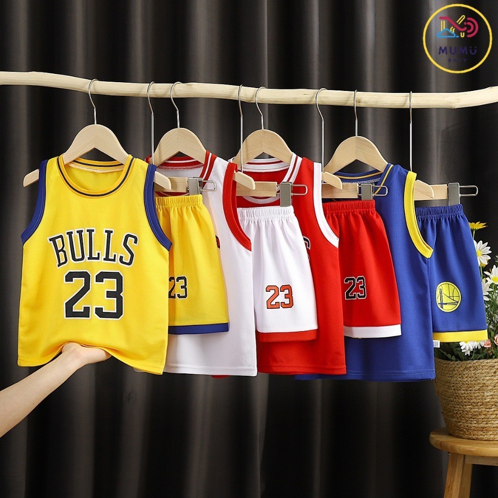 สินค้าพร้อมส่งจากไทย ชุดเซ็ตเด็ก ชุดเสื้อกล้ามเด็ก ชุดบาสเด็ก