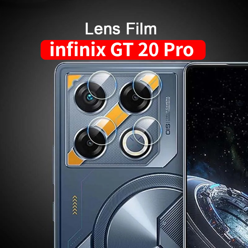 สําหรับ infinix GT 20 Pro GT20 20Pro 5G X6871 2024 เลนส์โทรศัพท์ฟิล์มกระจกนิรภัย Curverd กล้อง 3D GT20Pro GT ป้องกัน HD Protectors ใสปกหลัง