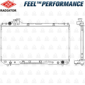 ADR (3321-1008C) หม้อน้ำ MITSUBISHI LANCER CK96 ท้ายเบนซ์ CK4 1.6L, CK5 1.8L ปี 1996-2000 AT (เกียร์